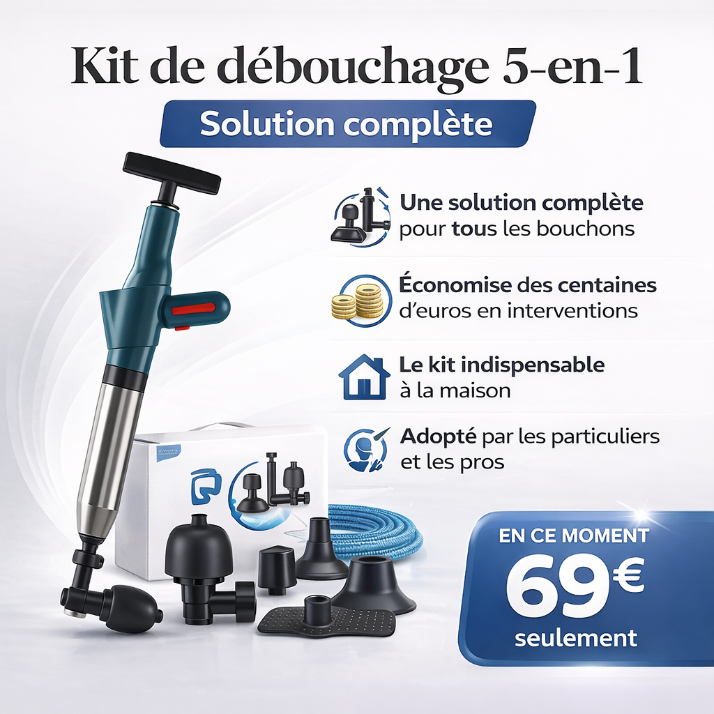 Pompe de débouchage instantanée